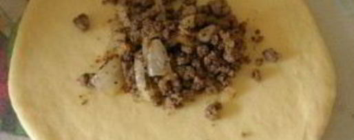 Шаг 6: хачапури с мясом в духовке