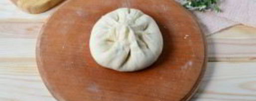 Шаг 7: хачапури с сыром и персиками