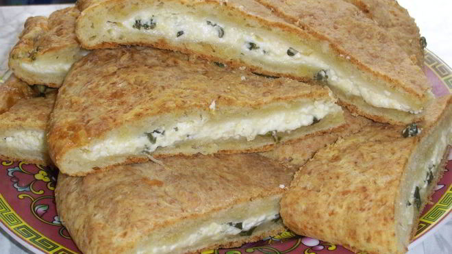 Рецепт Хачапури с творогом и сыром в духовке