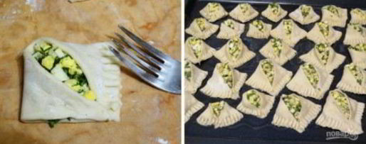 Шаг 2: хачапури с творогом и зеленью