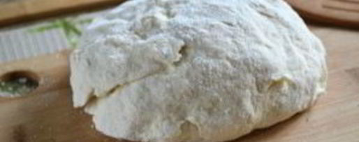 Шаг 4: теста для хачапури на кефире