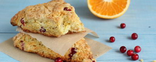 Шаг 12: апельсиновых сконов с клюквой