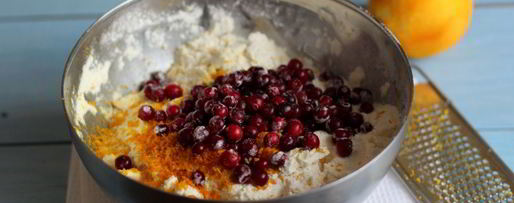 Шаг 4: апельсиновых сконов с клюквой