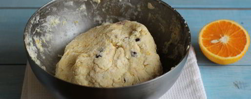 Шаг 8: апельсиновых сконов с клюквой