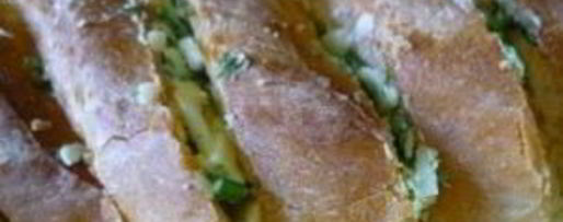 Шаг 2: багета с чесноком