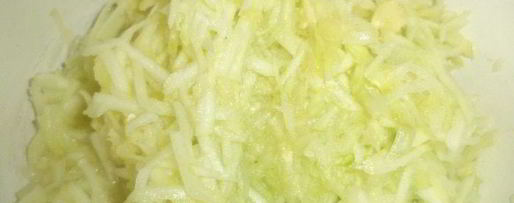 Шаг 1: багета с кабачково-сырной начинкой