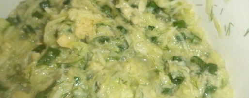 Шаг 3: багета с кабачково-сырной начинкой