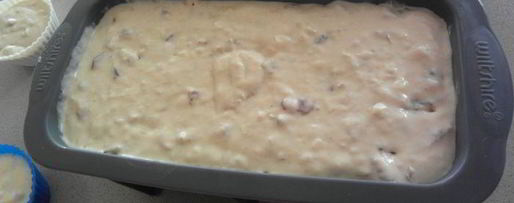 Шаг 6: бананового пирога-хлеба с финиками и орехами пекан