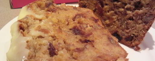 Шаг 8: бананового пирога-хлеба с финиками и орехами пекан