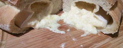 Шаг 10: белого хлеба с камамбером