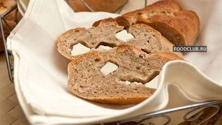 Рецепт Гречневого хлеба с орехами и брынзой