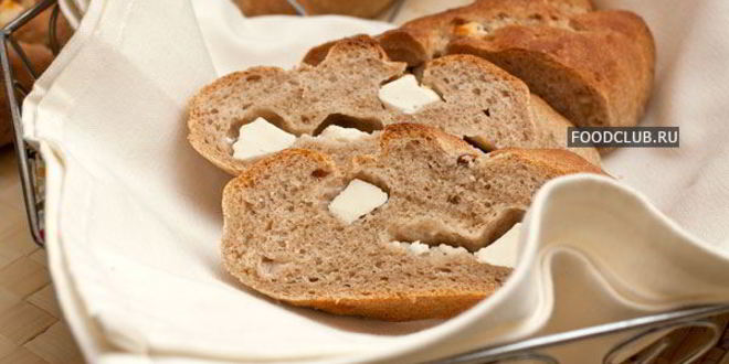 Рецепт гречневого хлеба с орехами и брынзой