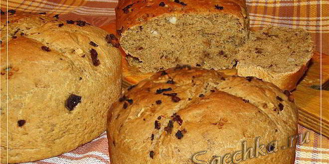 Рецепт грибного хлеба с чесноком