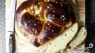 Рецепт Халы с яблоками и медом