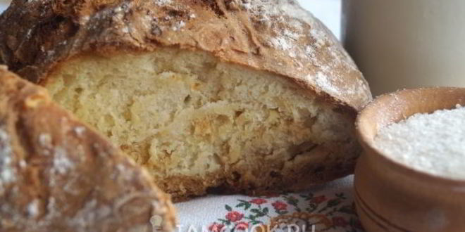 Рецепт хлеба на кефире без дрожжей