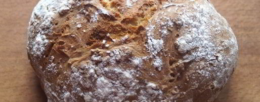 Шаг 8: хлеба на кефире без дрожжей