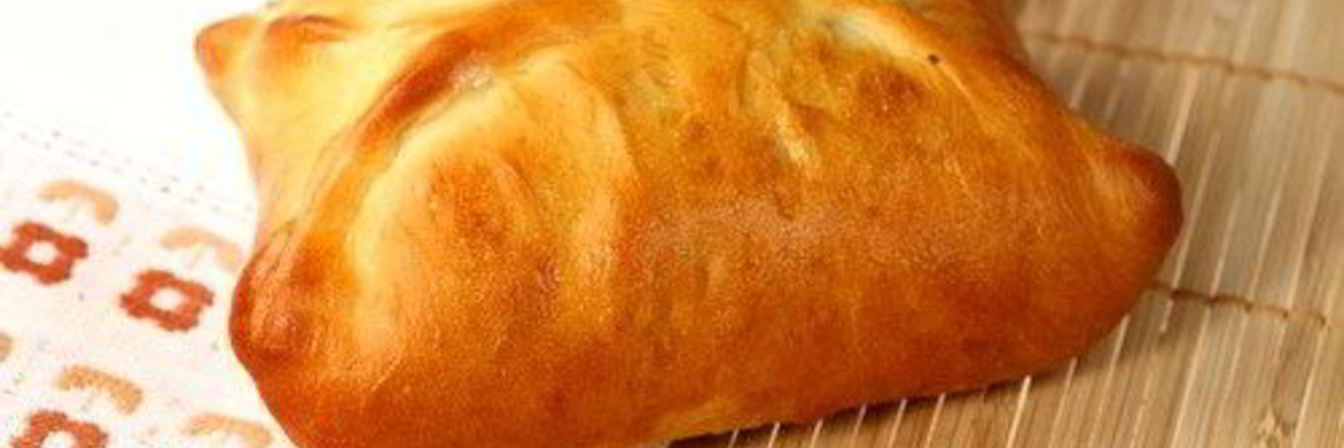 Рецепт Хлеба с сырно-мясной начинкой