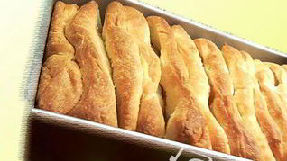 Рецепт Молочного хлеба Аккордеон