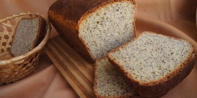 Рецепт пшеничного хлеба с маком