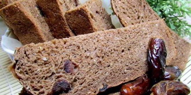 Рецепт шоколадного хлеба с кунжутом и финиками