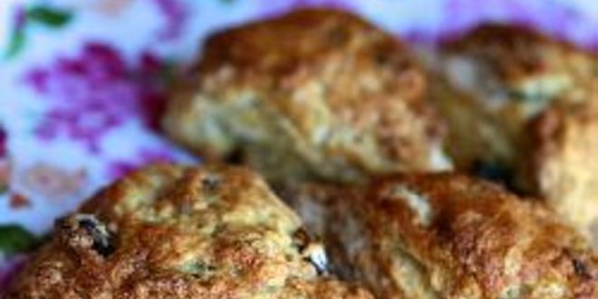 Рецепт сконов с сушеной клюквой