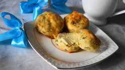 Рецепт Сконов с зеленью и сыром