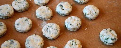 Шаг 5: сконов с зеленью и сыром