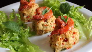 Рецепт Тайских сконов с пряными креветками