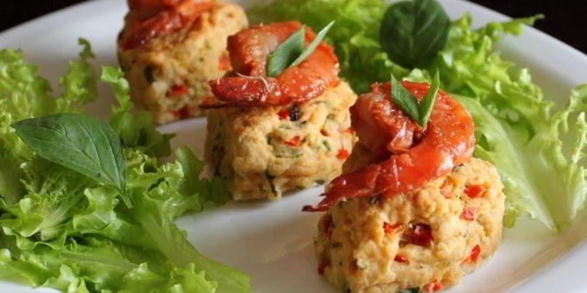 Рецепт тайских сконов с пряными креветками