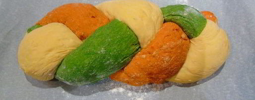 Шаг 12: трехцветного хлеба