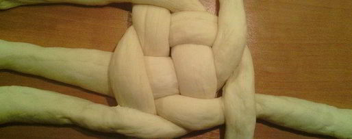 Шаг 14: творожного хлеба плетенка