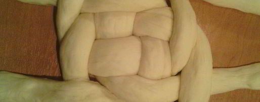 Шаг 16: творожного хлеба плетенка