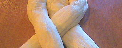 Шаг 5: творожного хлеба плетенка