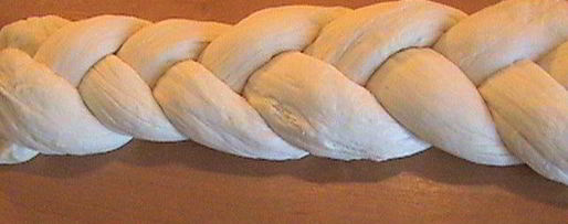 Шаг 6: творожного хлеба плетенка