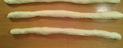 Шаг 7: творожного хлеба плетенка