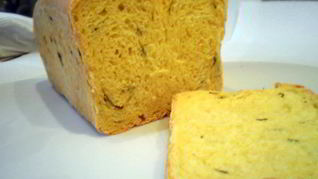 Рецепт Тыквенного хлеба с зеленым луком