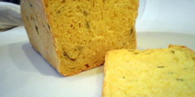 Рецепт тыквенного хлеба с зеленым луком