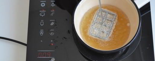 Шаг 8: хвороста из жидкого теста