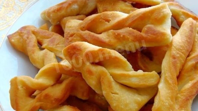 Рецепт Хвороста на воде постный