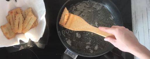 Шаг 9: хвороста тонкого хрустящего сладкого