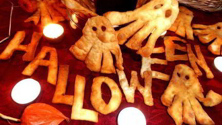 Рецепт Хвороста веселого halloween