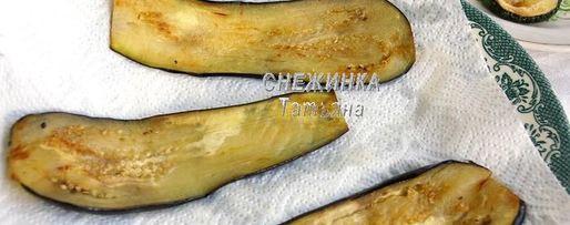 Шаг 2: конвертиков из баклажана с моцареллой, томатом и цукини