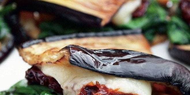 Рецепт конвертиков из баклажанов