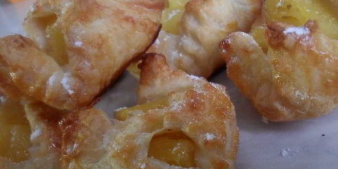 Рецепт конвертиков с ананасом