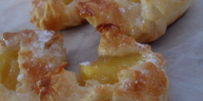 Рецепт конвертиков с ананасом