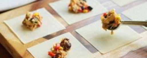 Шаг 3: конвертиков с овощной начинкой