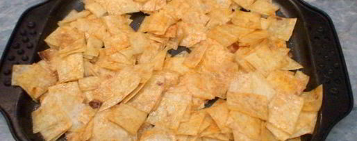 Шаг 3: домашних чипсов из лаваша в духовке