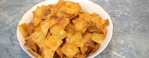 Шаг 4: домашних чипсов из лаваша в духовке