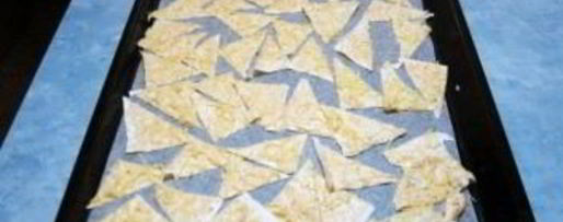 Шаг 5: домашних чипсов из лаваша