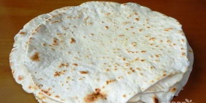 Рецепт домашнего лаваша